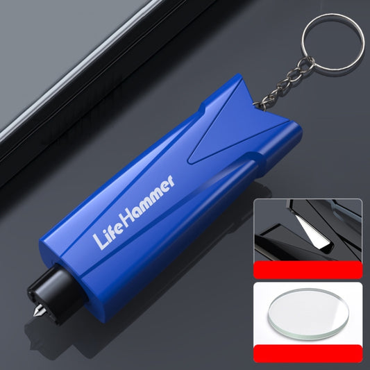 Multifunctional Vehicle Safety Hammer Emergency Window Breaker(Blue) by buy2fix