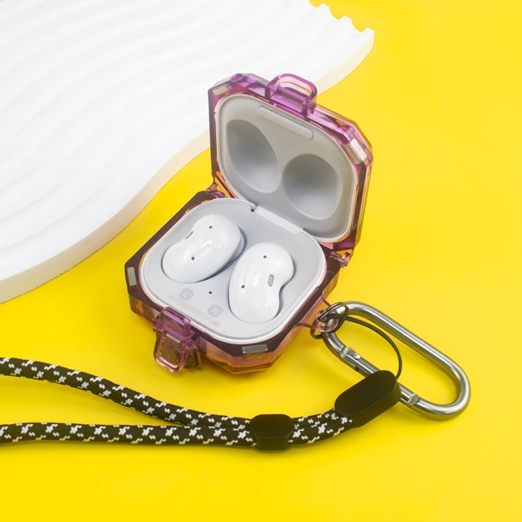 For Samsung Galaxy Buds Live/Pro/2 Magnetic Switch Bluetooth Earphone Protective Cover(Purple) - Samsung Earphone Case by buy2fix | Online Shopping UK | buy2fix