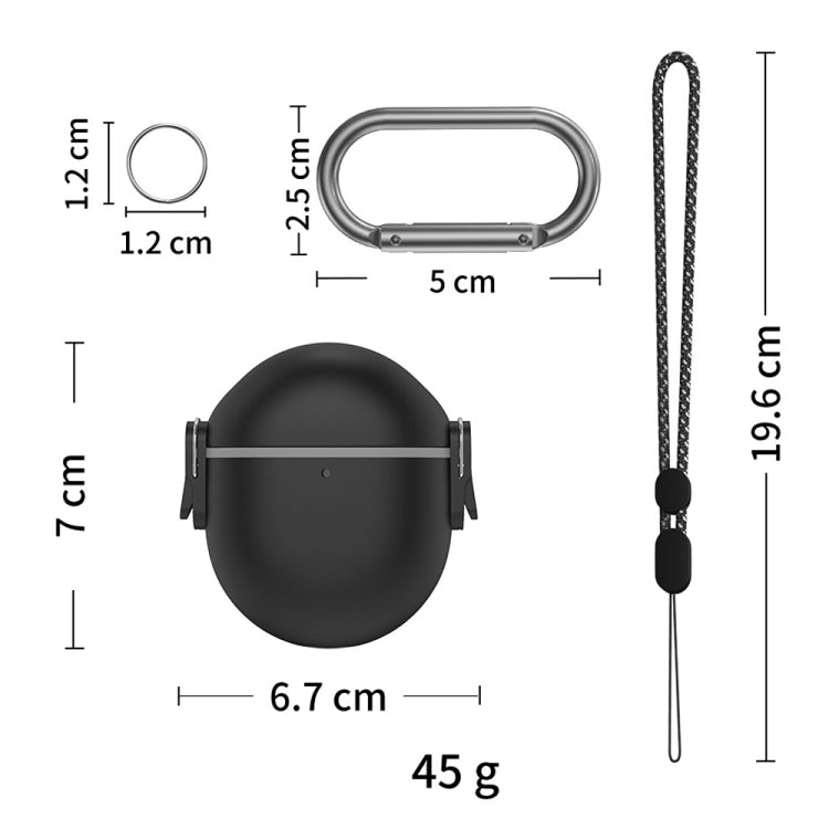 For Google Pixel Buds Pro Elastic Switch Dustproof And Drop-Proof Earphone Protective Cover(Purple) - Other Earphone Case by buy2fix | Online Shopping UK | buy2fix