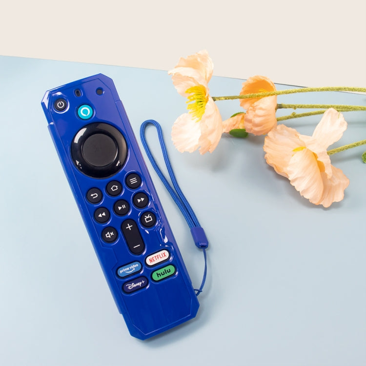 For Amazon Alexa Voice Remote 3rd Gen Anti-Fall And Protective Cover For TV Remote Control(Blue) - Remote Control Covers by buy2fix | Online Shopping UK | buy2fix