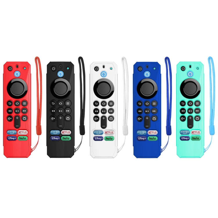 For Amazon Alexa Voice Remote 3rd Gen Anti-Fall And Protective Cover For TV Remote Control(Blue) - Remote Control Covers by buy2fix | Online Shopping UK | buy2fix