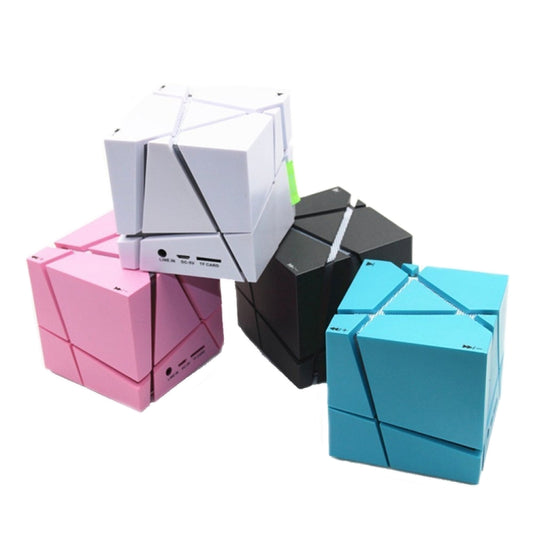 Qone Cube AI Smart Voice-Controlled Bluetooth Speaker RGB Light Mini Wireless Audio, Color: Blue by buy2fix