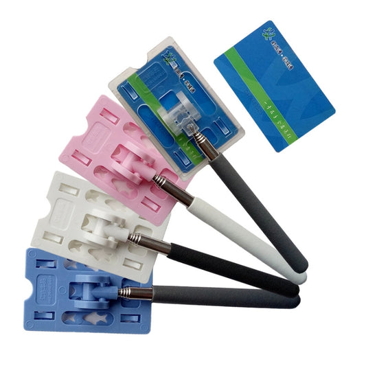 Portable Extension Pole for Car Driving Parking, Color: Pink+White by buy2fix