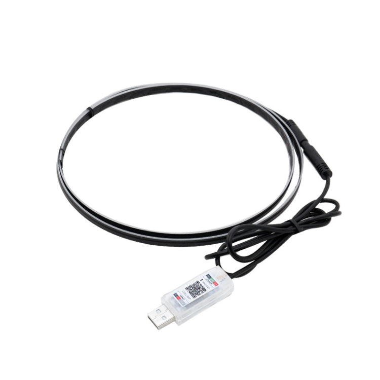 Car Interior Fiber Optic Cold Light RGB Ambient Lamp Center Phantom Footwell Atmosphere Lights, Style: One To One 110cm(Colorful Double Control) - Atmosphere lights by buy2fix | Online Shopping UK | buy2fix