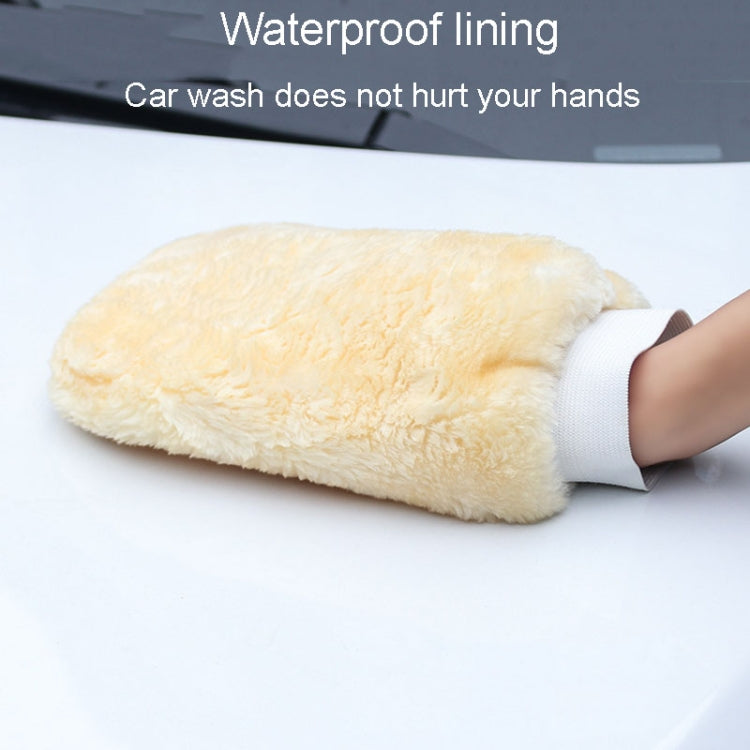 Double Sided Imitation Wool Waterproof Car Wash Gloves Car Cleaning And Maintenance Tools, Model: 8242 - Car washing supplies by buy2fix | Online Shopping UK | buy2fix