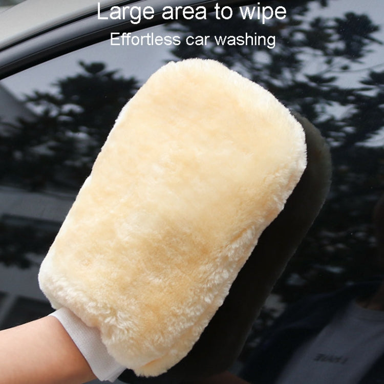 Double Sided Imitation Wool Waterproof Car Wash Gloves Car Cleaning And Maintenance Tools, Model: 8242 - Car washing supplies by buy2fix | Online Shopping UK | buy2fix