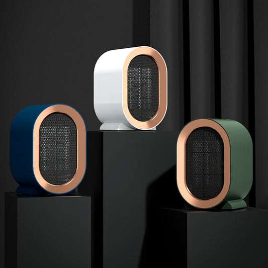 Small Desktop Electric Heater Home PTC Instant Energy-saving Heater, Spec: UK Plug(Green) by buy2fix