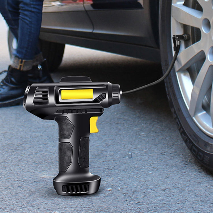 Portable Multifunctional Car Inflator Automobile Tire Pneumatic Pump, Model: Wireless Digital by buy2fix