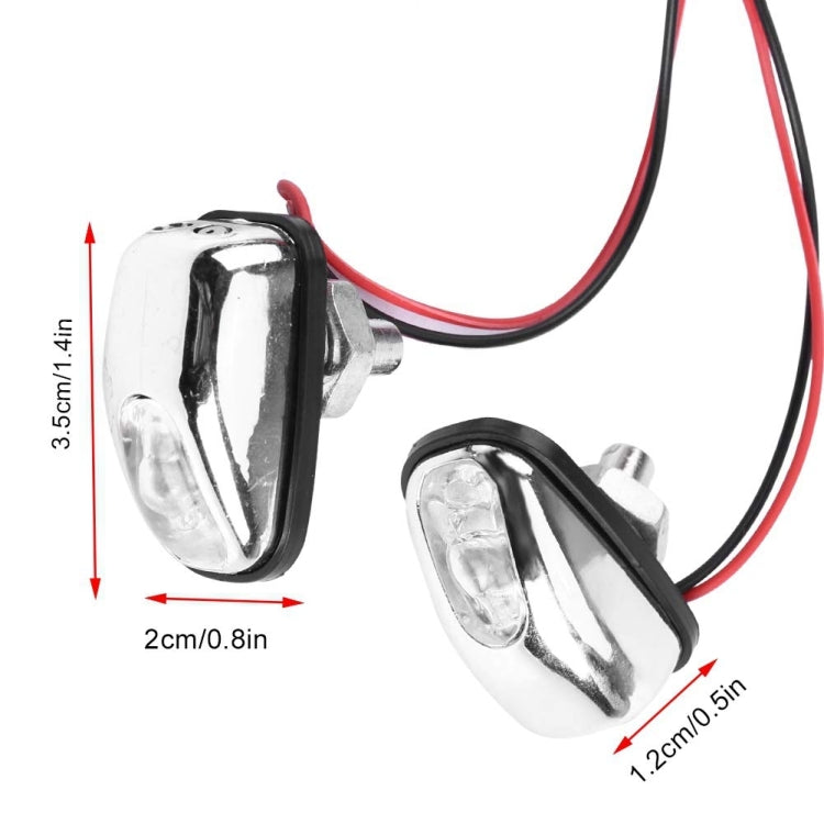 Car Wiper Sprayer Spray Decorative Lamp LED Hood Spray Lights(White) - Decorative Lights by buy2fix | Online Shopping UK | buy2fix