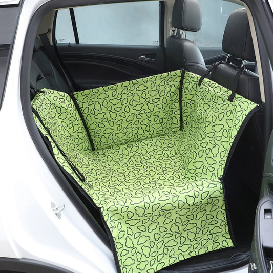 Car Single Seat Waterproof Pet Seat Protective Pad, Color: Green Cloud by buy2fix