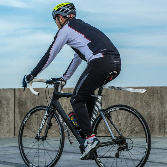 ENLEE E-641316 6pcs /Set Bicycle Extended Front And Rear Mudguards Road Bike Quick Detachable Fenders, Style: Black Model by ENLEE