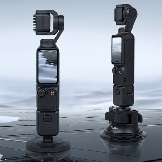 TELESIN Magnetic Base With 1/4 Inch Interface for DJI Pocket 3 / Insta360 Camera & Smart Phones Without Suction Cup Base by TELESIN