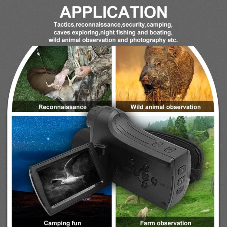 NV2186 Handle HD Digital Reconnament Hunting Safety Monitoring Camera - Monocular Binoculars by buy2fix | Online Shopping UK | buy2fix