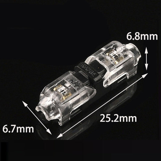 Straight Plug Quick Terminal Block No Strip Multifunctional Wire Connector, Model: H1-T by buy2fix