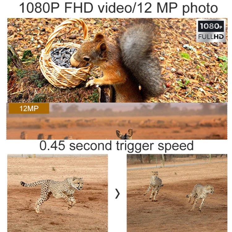 H511C HD Outdoor Hunting Camera Night Vision Monitoring Animal Infrared Sensing Camera - Hunting Cameras by buy2fix | Online Shopping UK | buy2fix
