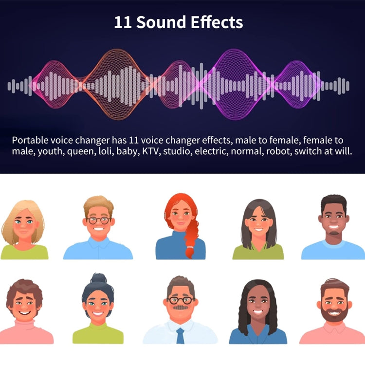 A9 Mobile Phone Computer Live Recording Mini Color Screen Display Sound Card Voice Changer, Spec: English - Live Sound Effects Processors by buy2fix | Online Shopping UK | buy2fix
