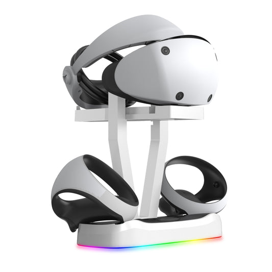 JYS-P5155 For PlayStation VR 2 Magnetic Charging Base With RGB Light VR Glasses Storage Rack Game Accessories - VR Accessories by buy2fix | Online Shopping UK | buy2fix