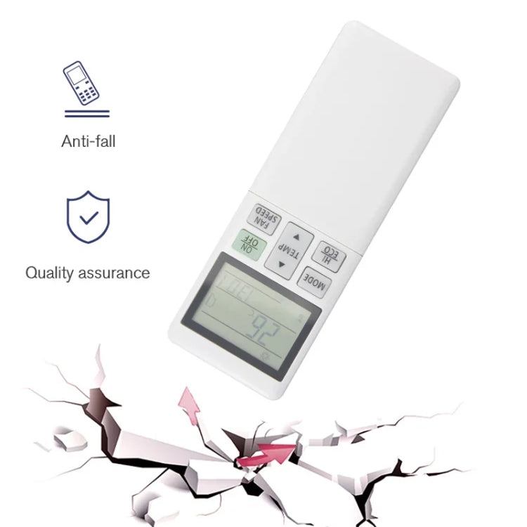 For Mitsubishi RLA502A700S Air Conditioner Remote Control Replacement Parts(Cream White) - Air-Conditioner by buy2fix | Online Shopping UK | buy2fix