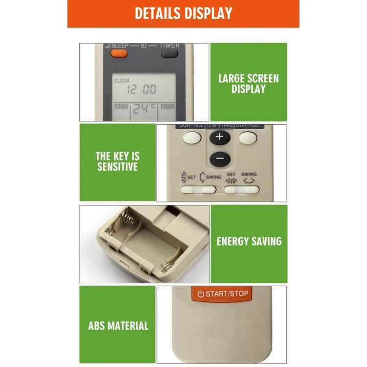For Fujitsu AR-JW19 Air Conditioner Remote Control by buy2fix