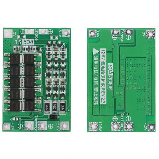 3S 11.1V 12.6V 60A 18650 Li-Ion Battery Charger Protection Board(Balanced) - Sensor Module by buy2fix | Online Shopping UK | buy2fix
