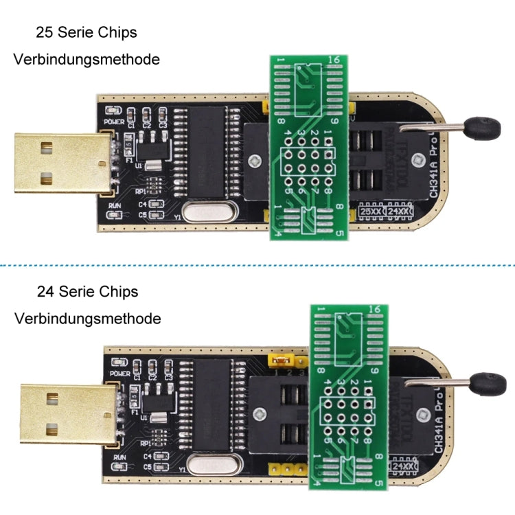 CH341A Programmer Module USB Motherboard Routing Liquid Crystals Disassembly Free SOP8 Test Tool by buy2fix