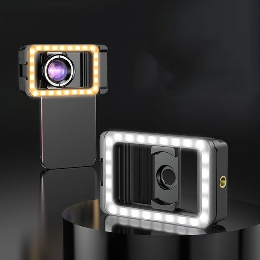 APEXEL Multifunctional Fill Light Phone Clip With 1/4 Inch & M17 M37 Thread Tnterface APL-FL.23 by APEXEL