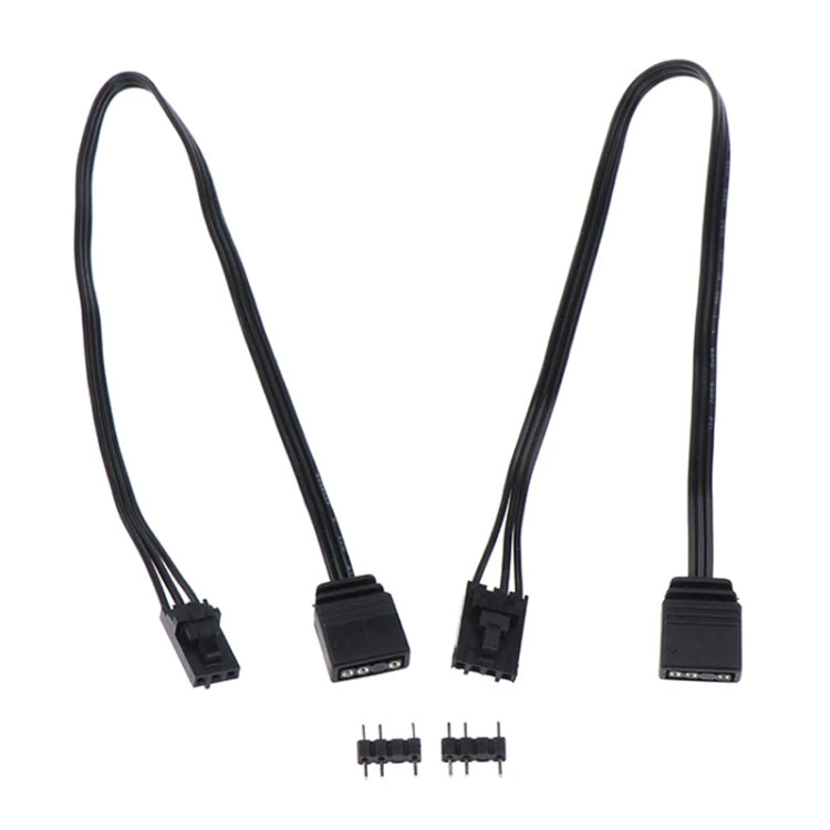 3Pin For Pirate Ship Controller Adapter Cable QL LL120 ICUE Divine Light Synchronization(25cm) - Cables & Connectors by buy2fix | Online Shopping UK | buy2fix