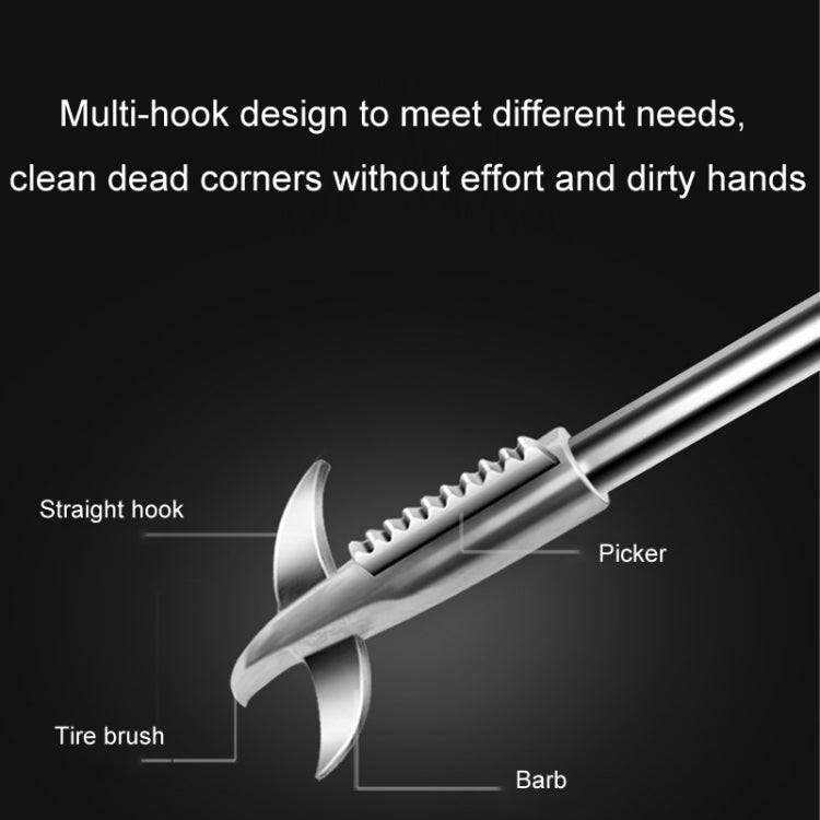 Car Tire Stone Cleaner Multifunctional Cleaning Tool(Long Style) - Car washing supplies by buy2fix | Online Shopping UK | buy2fix