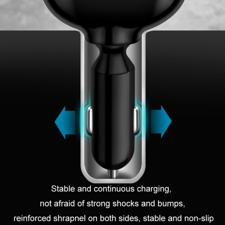 Dual USB Type-C Real-time Digital Display Cigarette Lighter Expansion Car Charger, Model: 66W Dual A+C - Car Charger by buy2fix | Online Shopping UK | buy2fix