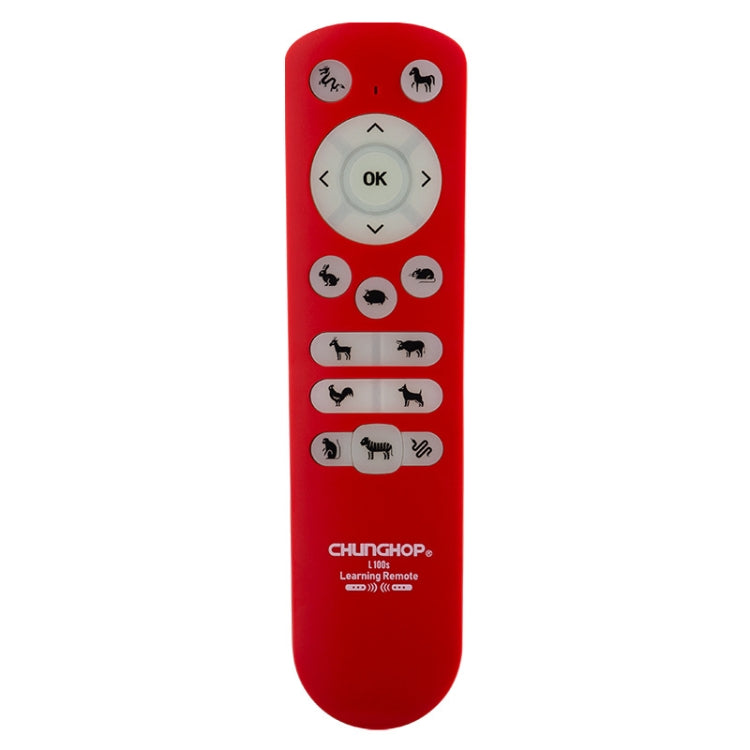 CHUNGHOP Twelve Zodiac Animal Button Multi-Function 17-Button Remote Control(Red) - Universal by buy2fix | Online Shopping UK | buy2fix