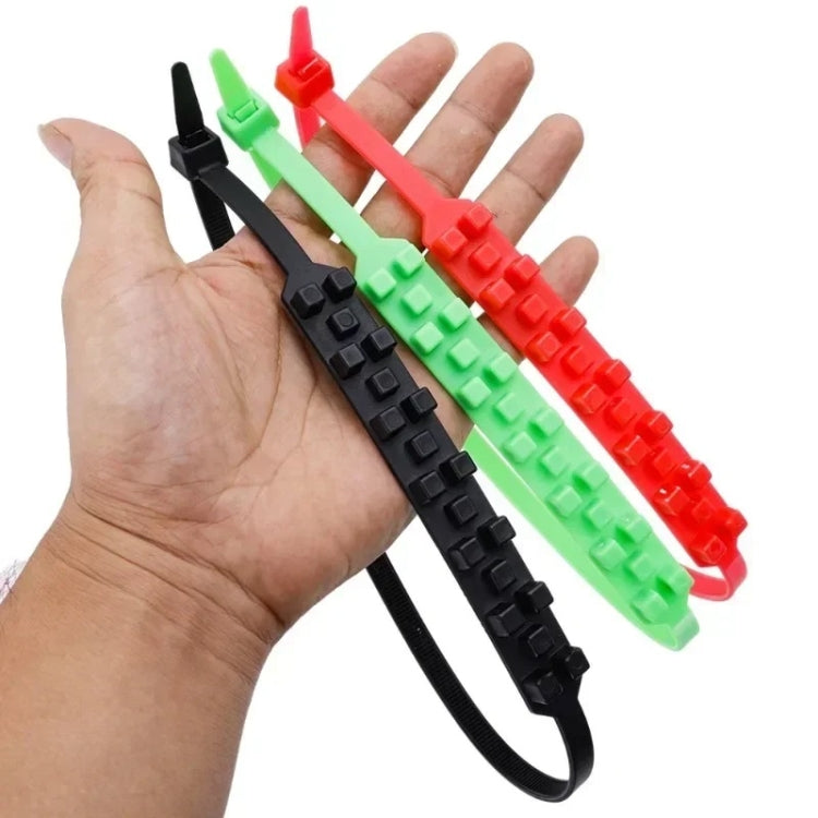 5pcs/Set Motorcycle Electric Two-Wheeler Non-Damaging Anti-Skid Chain Ties(Green) - Car Road Trouble Clearer by buy2fix | Online Shopping UK | buy2fix