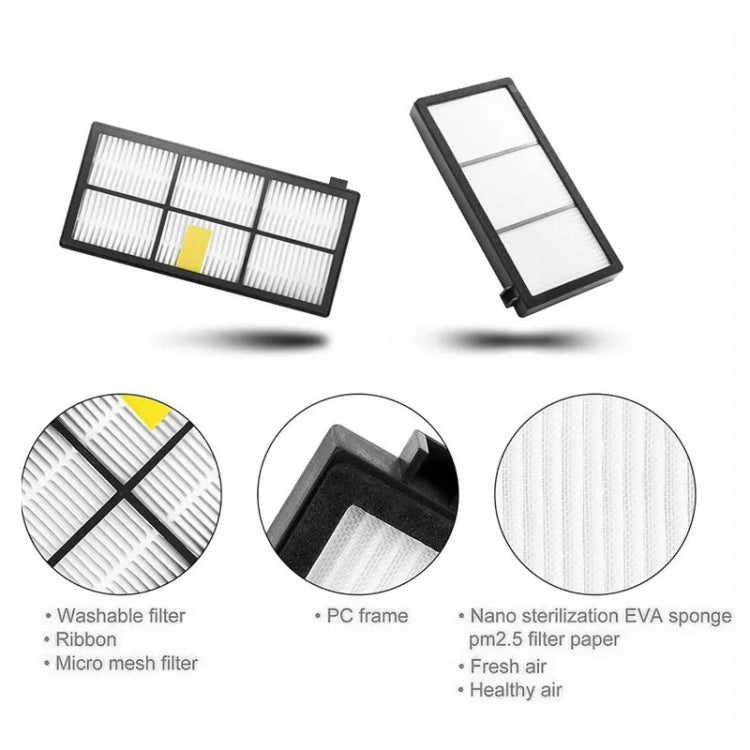 11pcs /Set Filter Sweeper Accessories For iRobot Roomba 800 & 900 Series - For iRobot Accessories by buy2fix | Online Shopping UK | buy2fix