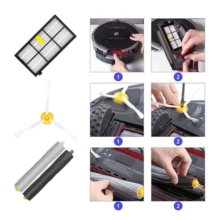 11pcs /Set Filter Sweeper Accessories For iRobot Roomba 800 & 900 Series - For iRobot Accessories by buy2fix | Online Shopping UK | buy2fix