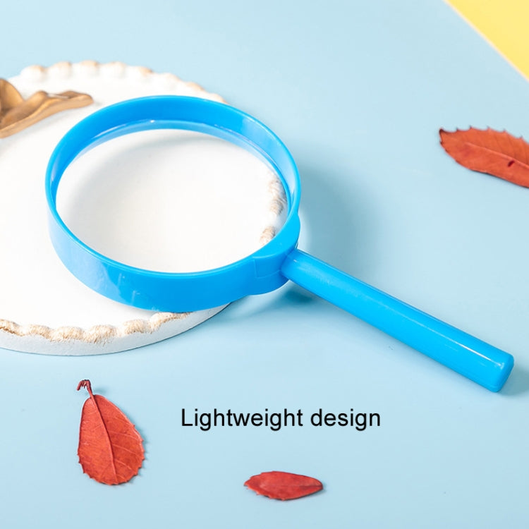 4pcs Children Color Magnifier 60mm Handheld Plastic Magnifying Glass, Color Random Delivery - Hand Held Style by buy2fix | Online Shopping UK | buy2fix