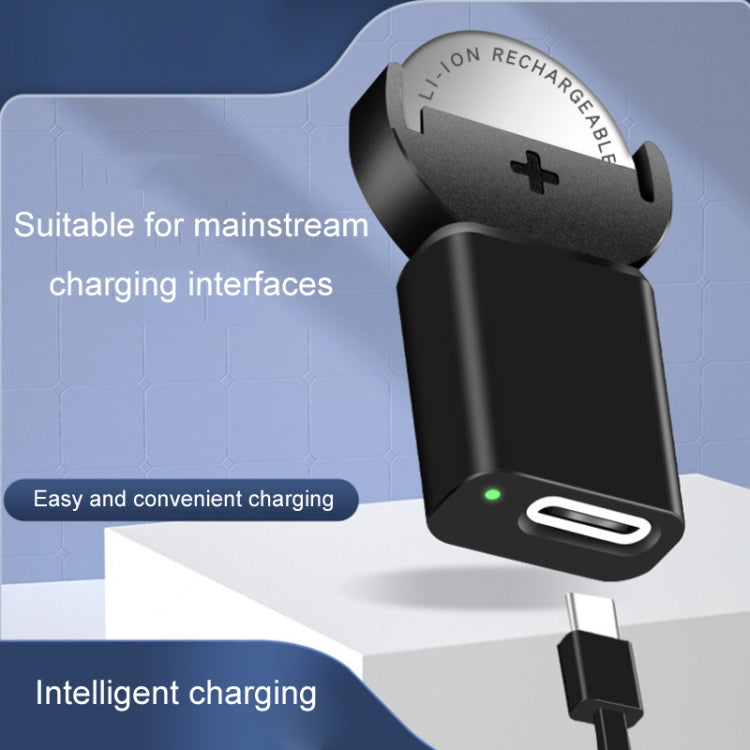 Key Toys LIR2032 Rechargeable Button Battery Charger(Black With Cable) - Charger & Converter by buy2fix | Online Shopping UK | buy2fix