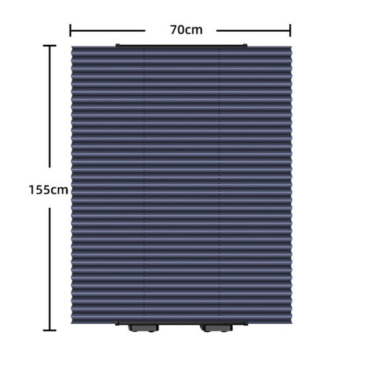 70 x 155cm Car Front Gear Auto Retractable Sunshade Household Pleated Window Covering by buy2fix