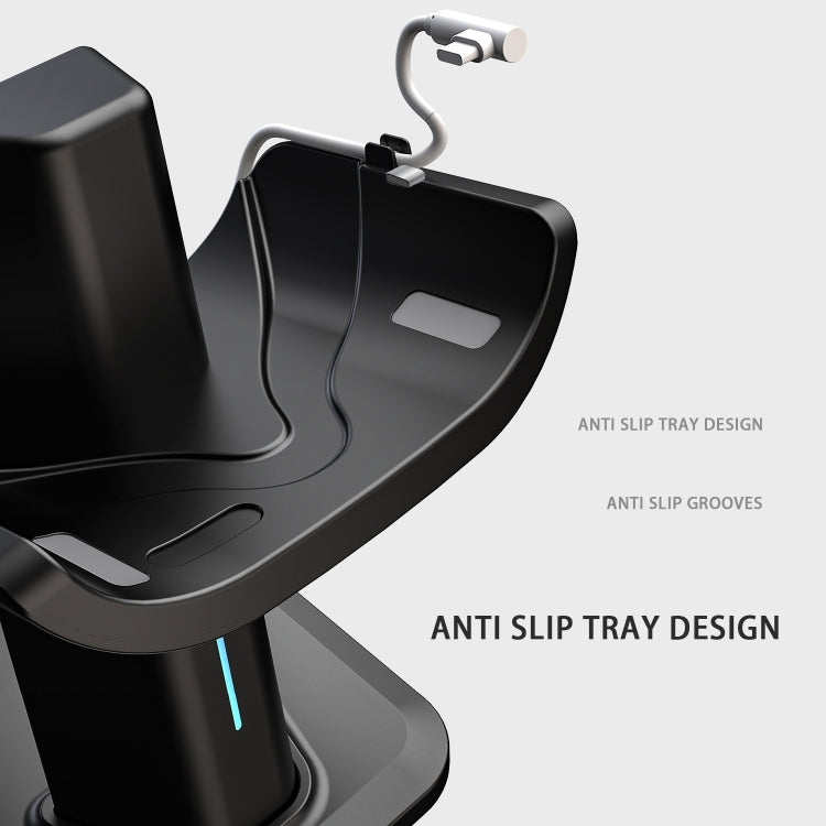 For Meta Quest 3 / 2 / Pro Charging Storage Stand With RGB Lights(Black) - VR Accessories by buy2fix | Online Shopping UK | buy2fix