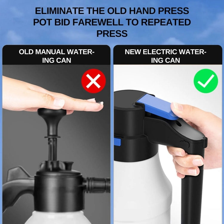 Wireless Electric Foam Watering Can Car Wash High Pressure PA Gardening Tools(1.5L) - Car washing supplies by buy2fix | Online Shopping UK | buy2fix
