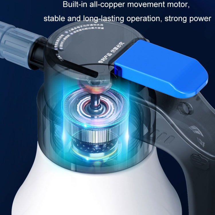 Wireless Electric Foam Watering Can Car Wash High Pressure PA Gardening Tools(1.5L) - Car washing supplies by buy2fix | Online Shopping UK | buy2fix