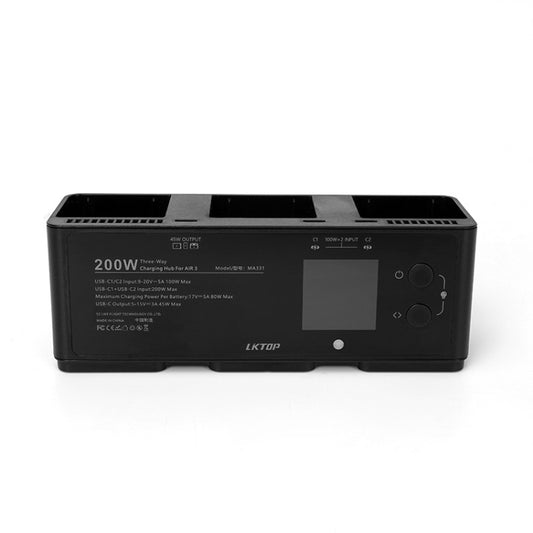 For DJI Air 3 Smart Flight Battery LKTOP 200W 3-Channel Charging Manager by LKTOP