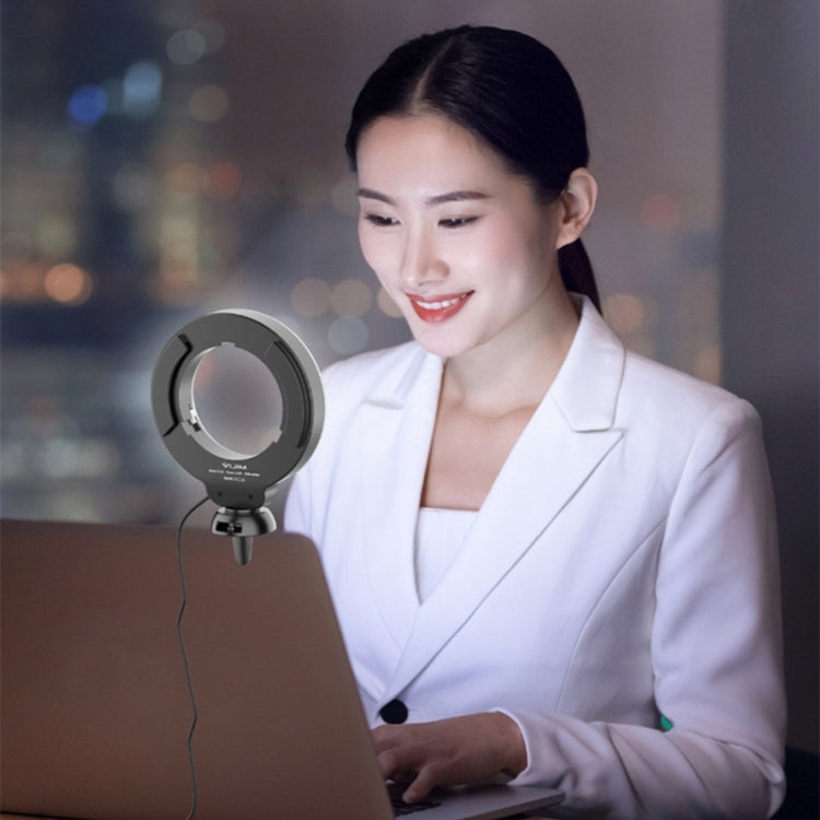 YRing48 4-Inch 48LEDs Laptop Camera Video Conference Live Beauty Ring Fill Light, Spec: Clip with Tripod by buy2fix