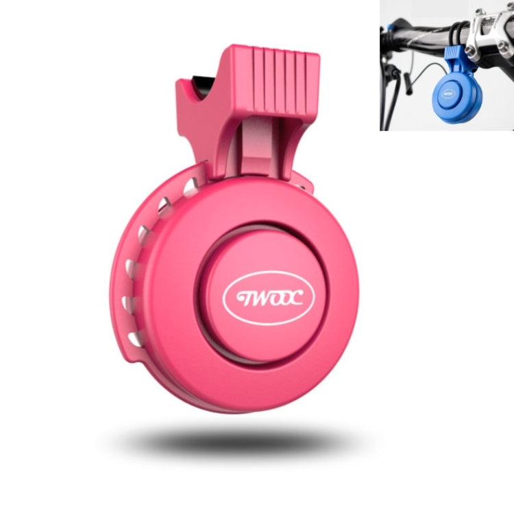 Twooc T-002 120dB Bicycle Scooter Accessories Equipped Electric Bell USB Charging Horn(Pink) - Accessories & Parts by Twooc | Online Shopping UK | buy2fix