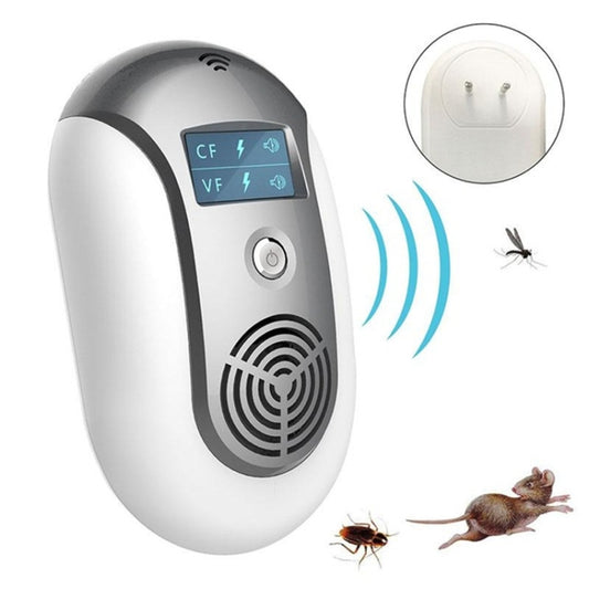 Electronic Pest Control Ultrasonic Pest Repeller(Grey) by buy2fix