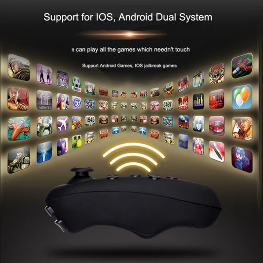 VRPARK Virtual Reality 3D VR Glasses Gamepad Game Joystick Bluetooth Remote Controller for iPhone IOS Android Smartphone Phone - VR Accessories by buy2fix | Online Shopping UK | buy2fix