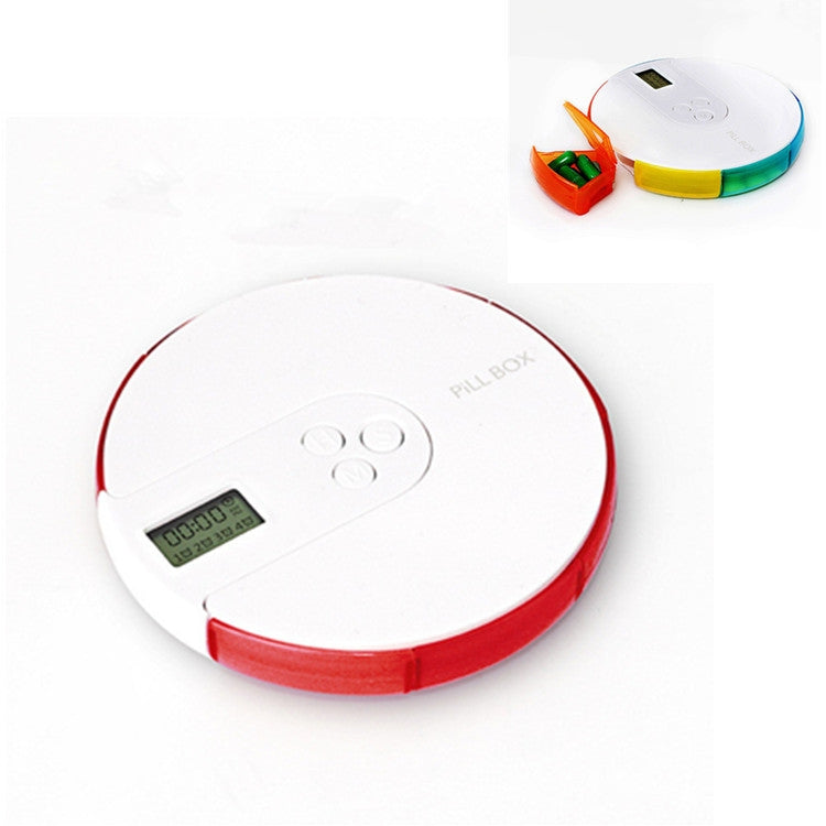 One Week Portable Timing Smart Pill Boxes Elder Reminding Electronic Medicine Box(Red) - Pill Boxes by buy2fix | Online Shopping UK | buy2fix