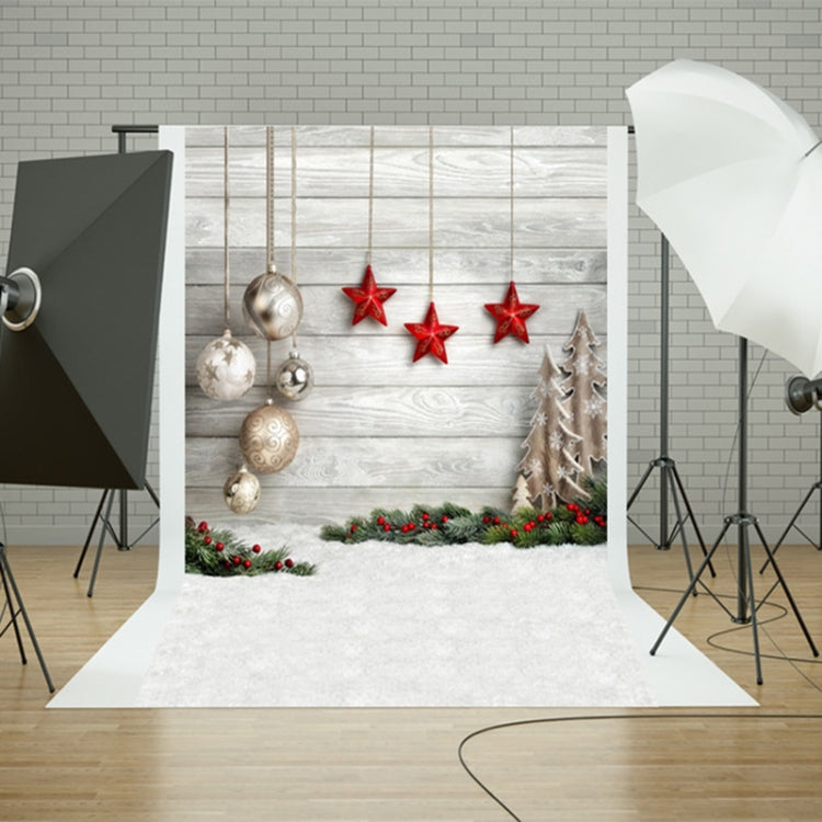 1.5m x 2.1m Snow Ground Wooden Wall Party Festival Setting Photography Background Cloth - Other by buy2fix | Online Shopping UK | buy2fix