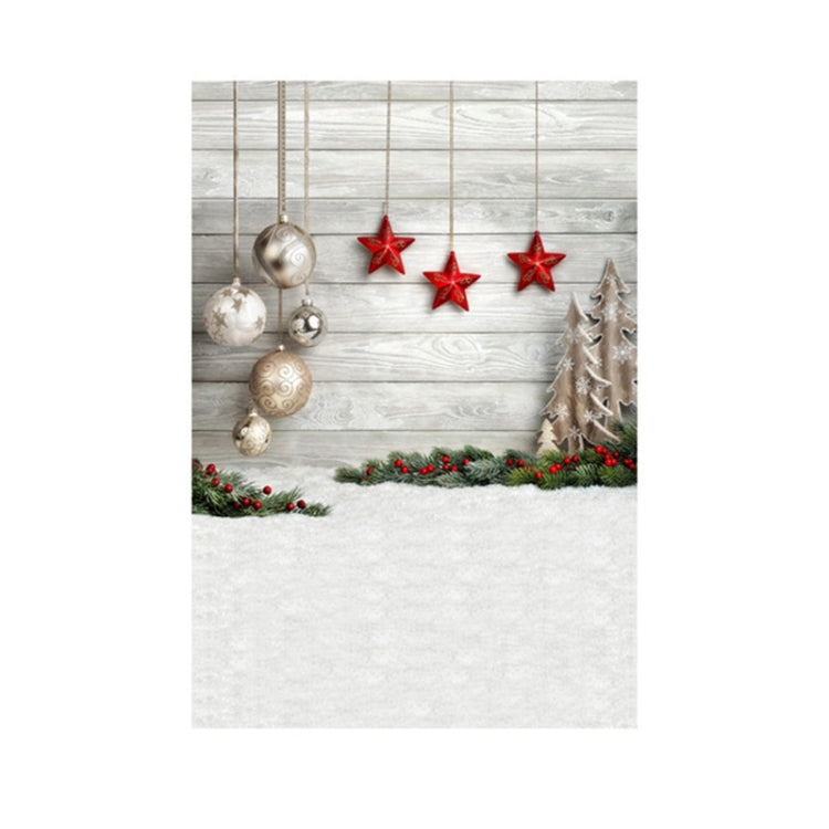 1.5m x 2.1m Snow Ground Wooden Wall Party Festival Setting Photography Background Cloth - Other by buy2fix | Online Shopping UK | buy2fix
