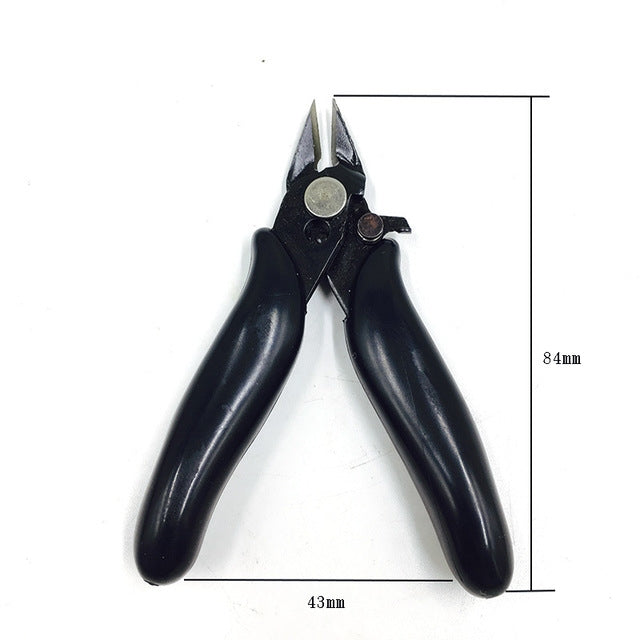 Stainless Steel Mini Electronic Water Cut Pliers Electrician Repair Tools, Color:Black by buy2fix