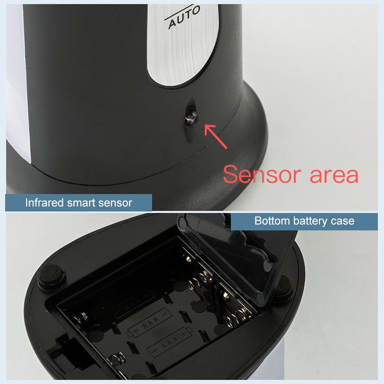 400ml Automatic Liquid Soap Dispenser Bathroom Kitchen Touchless Stainless Steel Smart Sensor Soap Dispenser by buy2fix