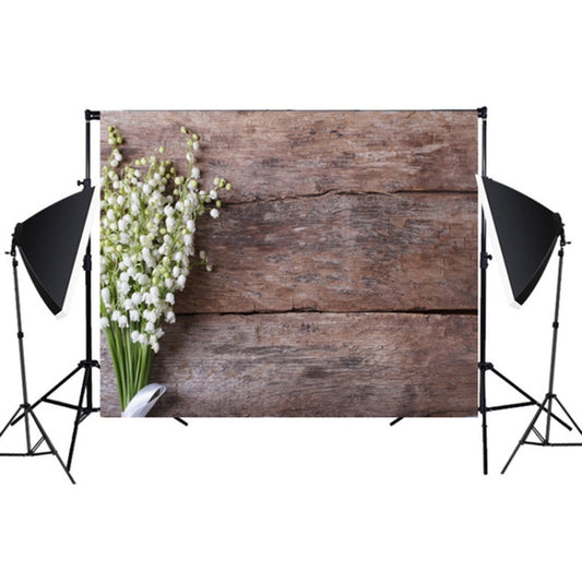 1.25m x 0.8m Wood Grain 3D Simulation Flower Branch Photography Background Cloth(MB21) - Wood Floor by buy2fix | Online Shopping UK | buy2fix